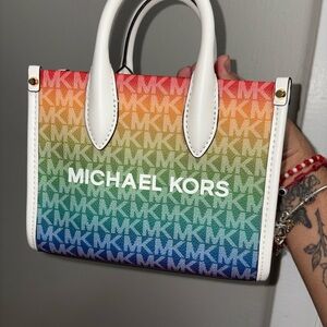 Michael Kors Rainbow Tote Bag